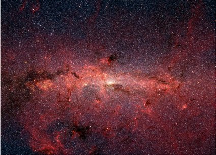 Infrared image of the Milky Way