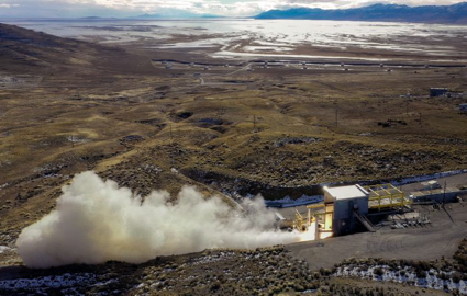 SMART rocket motor test