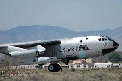 X-43A hypersonic aircraft leaves Edwards AFB