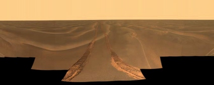 Martian panorama from the Opportunity Mars rover