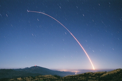 Minuteman III missile / SERV 2 launch from Vandenberg AFB