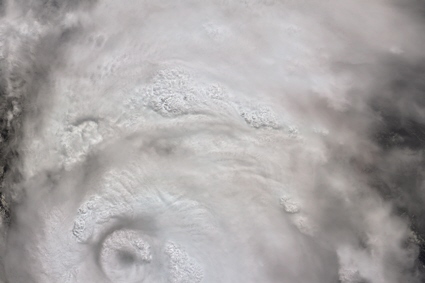 Terra satellite MISR instrument image of Hurricane Katrina