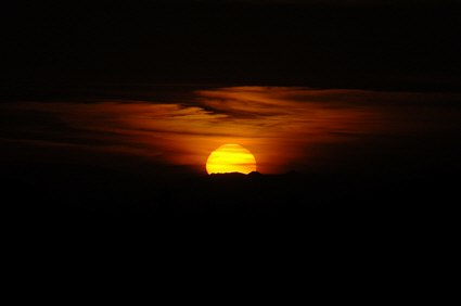 Sunset with Anacapa Island in the foreground