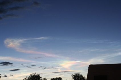 Photo of Hera missile launch from White Sands Missile Range, New Mexico