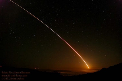 Chimera target missile launch from Vandenberg AFB