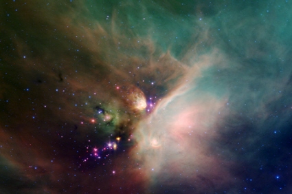 Spitzer Space Telescope image of new stars in Rho Ophiuchi