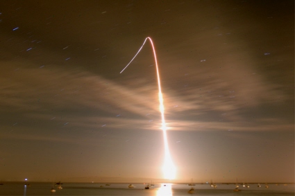 Atlas V launch from Vandenberg AFB