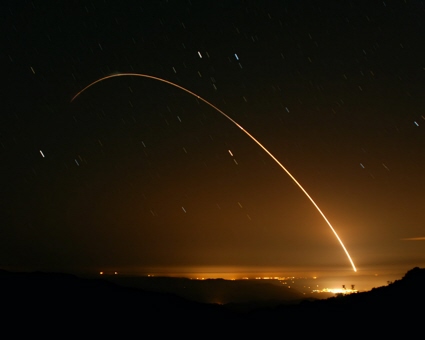 Minuteman III launch from Vandenberg AFB