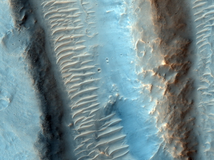 Mars Reconnaissance Orbiter image of Kassei Valles