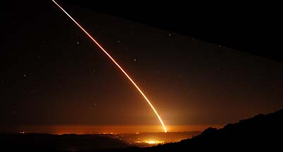 Chimera missile launch from Vandenberg AFB