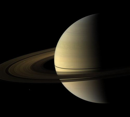 Cassini spacecraft image of Saturn