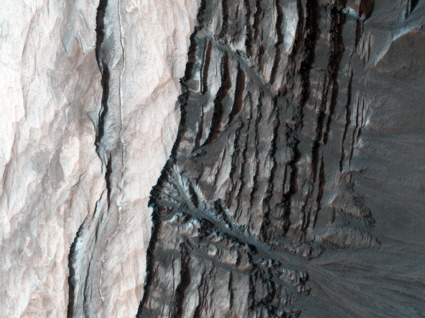 Mars Reconnaissance Orbiter image of Terby Crater