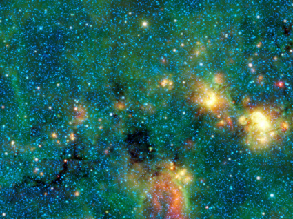 WISE spaceraft infrared image of Milky Way