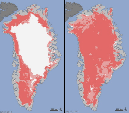 Greenland ice loss