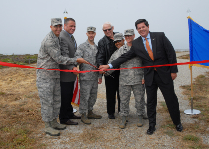 Pillar Point AFS ribbon cutting ceremony