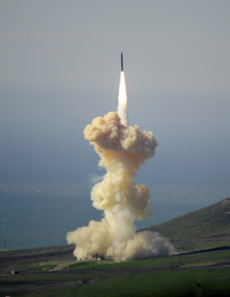 Ground-based Interceptor launch