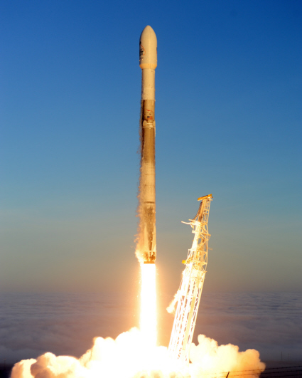 Falcon 9 Iridium Mission 5 launch