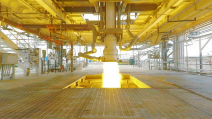 Orion hot fire test