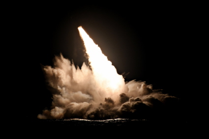 Trident II missile launch