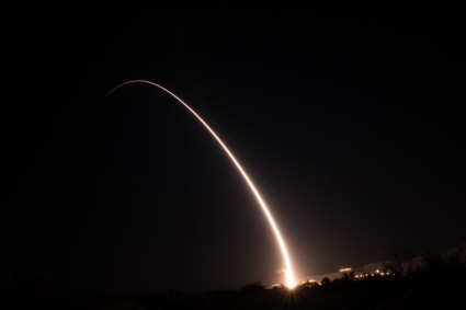 Minuteman III launch from Vandenberg AFB