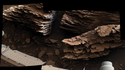Layered rocks on Mars