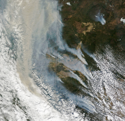 Wildfires in western Canada