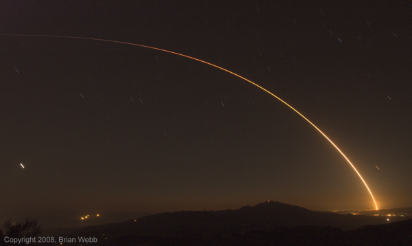 Delta II rocket / COSMO-3 satellite launch