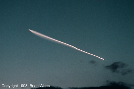 Pegasus XL rocket launch photo