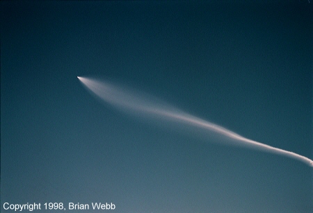 Pegasus XL rocket launch photo